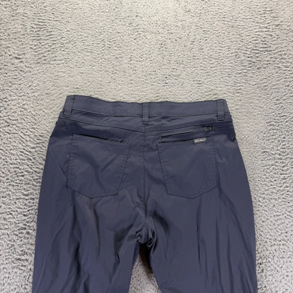 Eddie Bauer Pant Mens 36x30 Blue Nylon Windbreaker Straight Leg Gorpcore Stretch